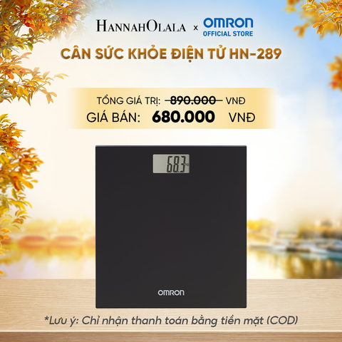  CÂN SỨC KHỎE ĐIỆN TỬ OMRON HN-289 - E183 