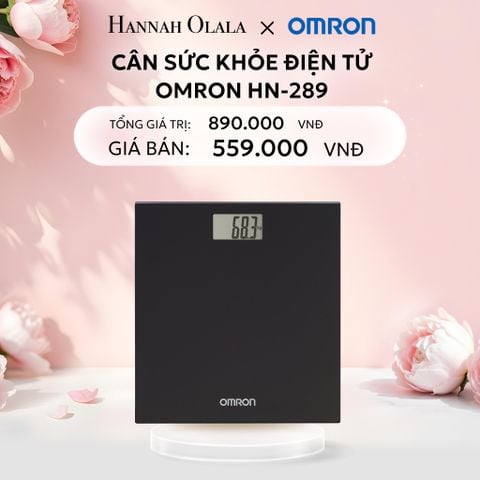  E818: DEAL 6: CÂN SỨC KHỎE ĐIỆN TỬ OMRON HN-289 