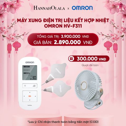  DEAL 5: MÁY XUNG ĐIỆN TRỊ LIỆU KẾT HỢP NHIỆT OMRON HV-F311 