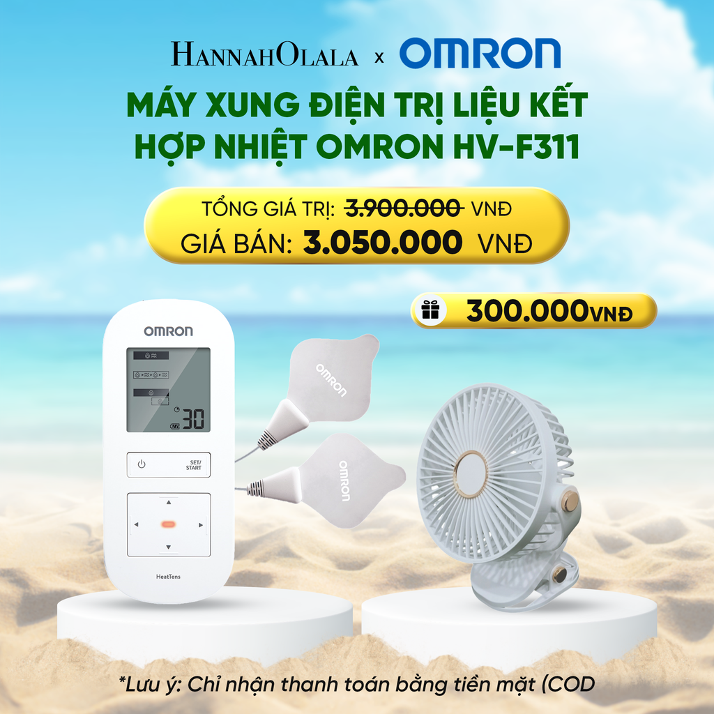  DEAL 5: MÁY XUNG ĐIỆN TRỊ LIỆU KẾT HỢP NHIỆT OMRON HV-F311 
