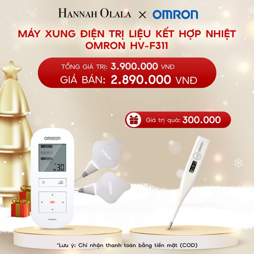  A1829_DEAL 6: MÁY XUNG ĐIỆN TRỊ LIỆU KẾT HỢP NHIỆT OMRON HV-F311 