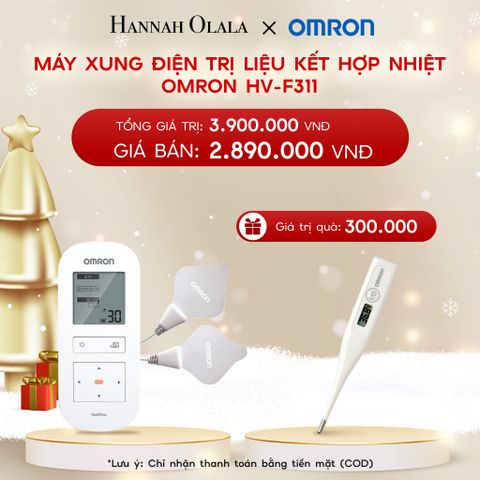  A1829_DEAL 6: MÁY XUNG ĐIỆN TRỊ LIỆU KẾT HỢP NHIỆT OMRON HV-F311 