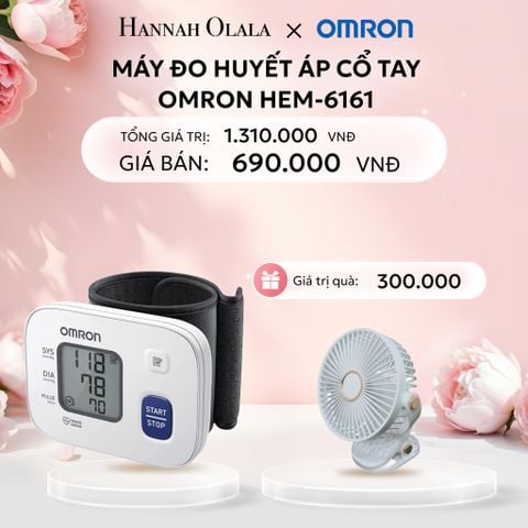 E816: DEAL 4: MÁY ĐO HUYẾT ÁP CỔ TAY OMRON HEM-6161 