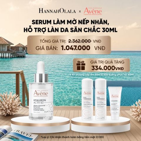  SERUM LÀM MỜ NẾP NHĂN, HỖ TRỢ LÀN DA SĂN CHẮC EAU THERMALE AVÈNE HYALURON ACTIV B3 SERUM 30ML_ D752 