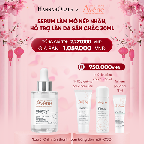  DEAL 5: SERUM LÀM MỜ NẾP NHĂN, HỖ TRỢ LÀN DA SĂN CHẮC EAU THERMALE AVÈNE HYALURON ACTIV B3 SERUM 30ML 