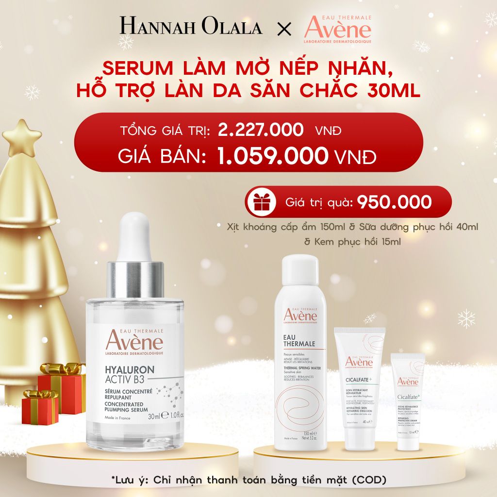  DEAL 5: SERUM LÀM MỜ NẾP NHĂN, HỖ TRỢ LÀN DA SĂN CHẮC EAU THERMALE AVÈNE HYALURON ACTIV B3 SERUM 30ML 