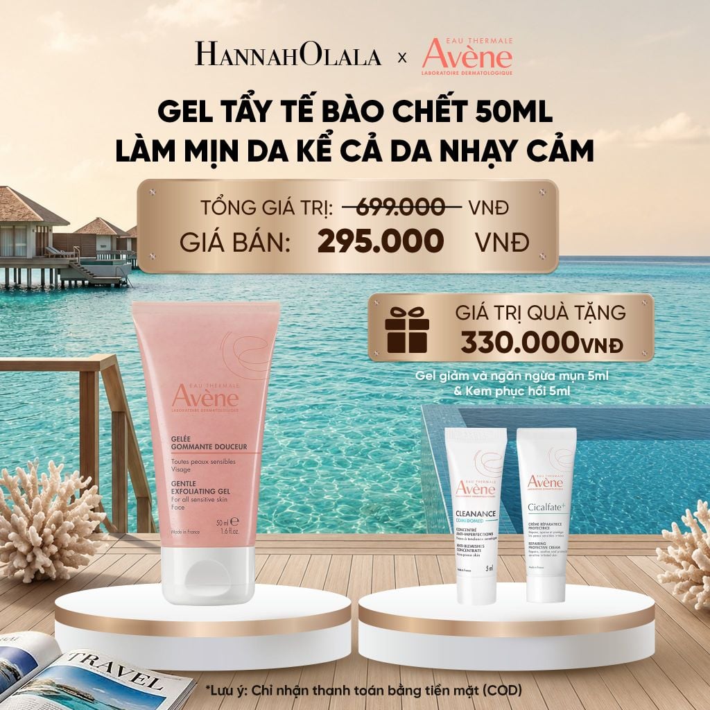  GEL TẨY TẾ BÀO CHẾT EAU THERMALE AVÈNE ESSENTIEL GENTLE EXFOLIATING GEL 50ML LÀM MỊN DA KỂ CẢ DA NHẠY CẢM_ D2189 