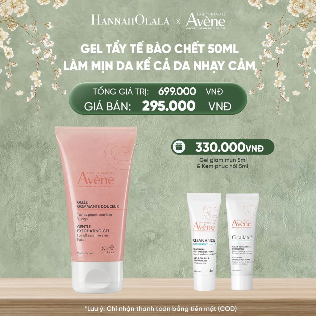  DEAL 10: GEL TẨY TẾ BÀO CHẾT EAU THERMALE AVÈNE ESSENTIEL GENTLE EXFOLIATING GEL 50ML LÀM MỊN DA KỂ CẢ DA NHẠY CẢM 
