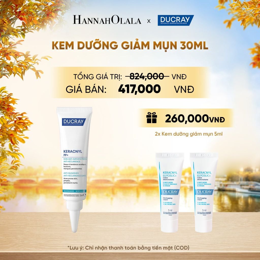  KEM DƯỠNG GIẢM MỤN DUCRAY KERACNYL PP+ 30ML - E1162 