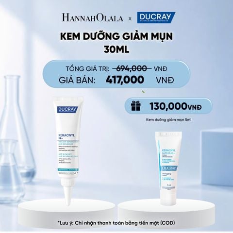 KEM DƯỠNG GIẢM MỤN DUCRAY KERACNYL PP+ ANTI-BLEMISHES CARE GIÚP GIẢM MỤN MỜ THÂM DO MỤN 
