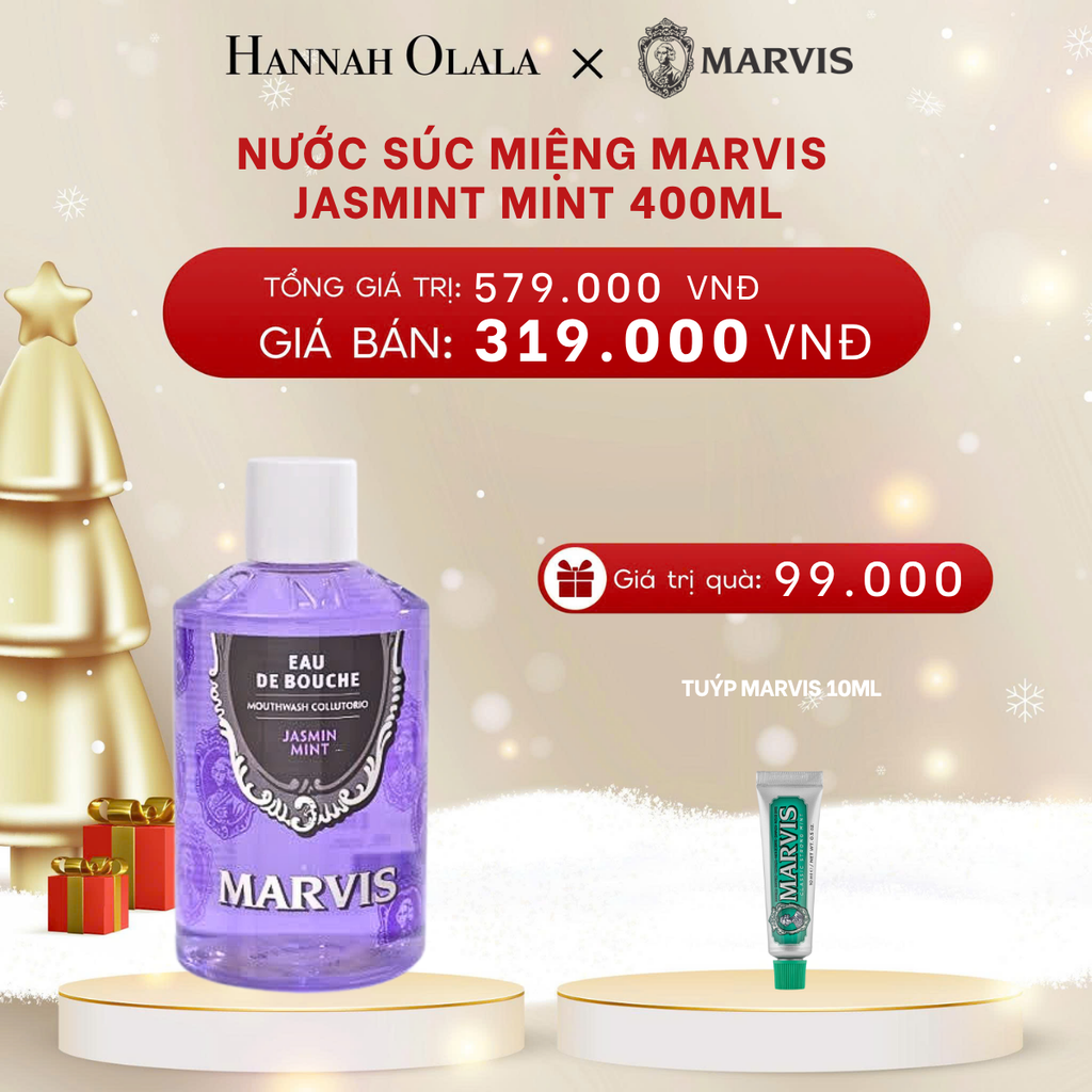  A1191_DEAL 1: NƯỚC SÚC MIỆNG MARVIS MOUTHWASH 400ML 