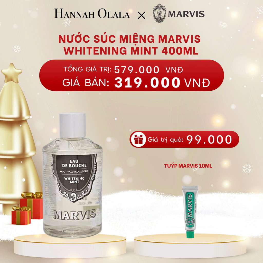  A1191_DEAL 1: NƯỚC SÚC MIỆNG MARVIS MOUTHWASH 400ML 