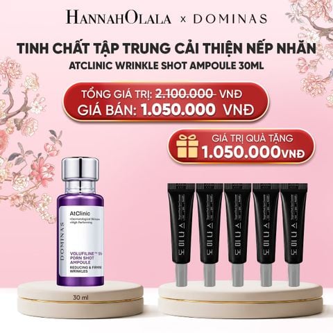  TINH CHẤT TẬP TRUNG CẢI THIỆN NẾP NHĂN DOMINAS ATCLINIC WRINKLE SHOT AMPOULE 30ML 