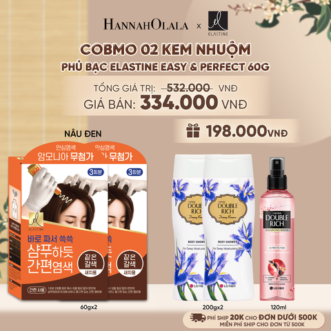  COBMO 02 KEM NHUỘM PHỦ BẠC ELASTINE EASY & PERFECT 60G - A2311 