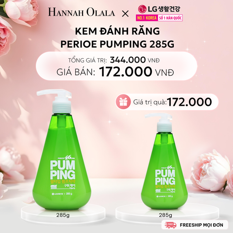  E1062: DEAL 07: KEM ĐÁNH RĂNG BAMBOO SALT HIMALAYA PINK SALT PERIOE PUMPING 285G 