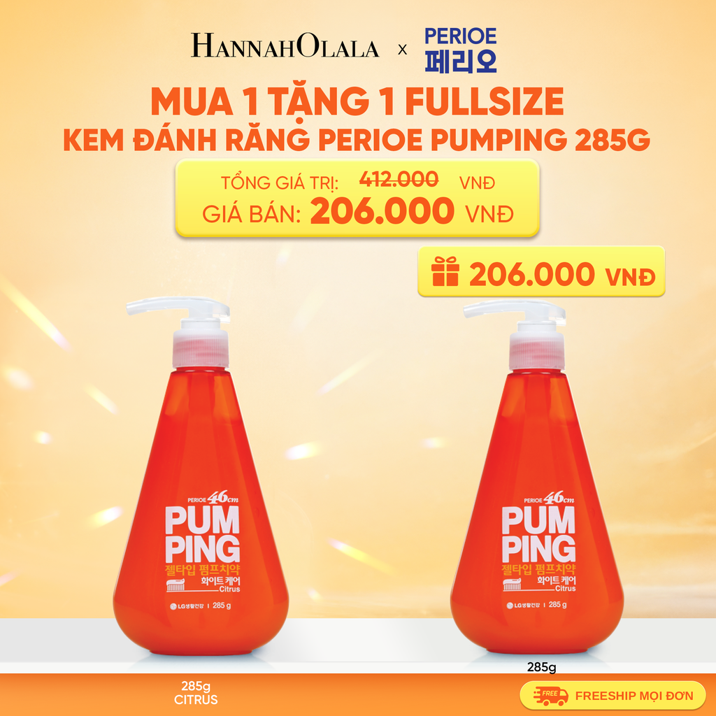  KEM ĐÁNH RĂNG DẠNG VÒI PERIOE PUMPING 285G 