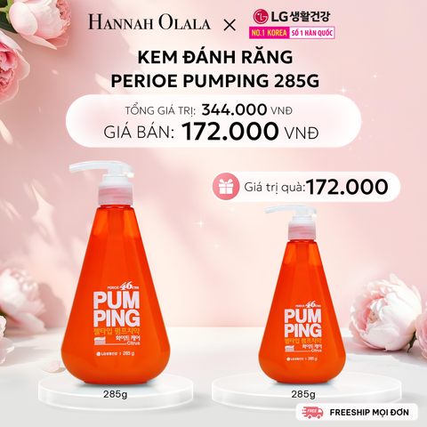  E1062: DEAL 07: KEM ĐÁNH RĂNG BAMBOO SALT HIMALAYA PINK SALT PERIOE PUMPING 285G 
