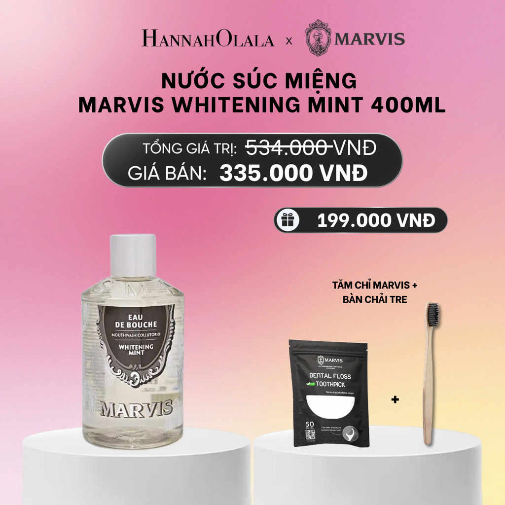  NƯỚC SÚC MIỆNG MARVIS MOUTHWASH 400ML_A1155 