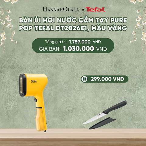  DEAL 4: BÀN ỦI HƠI NƯỚC CẦM TAY PURE POP TEFAL DT2020E1 