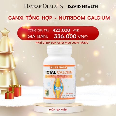  DEAL 5: CANXI TỔNG HỢP -NUTRIDOM CALCIUM (60 VIÊN) 