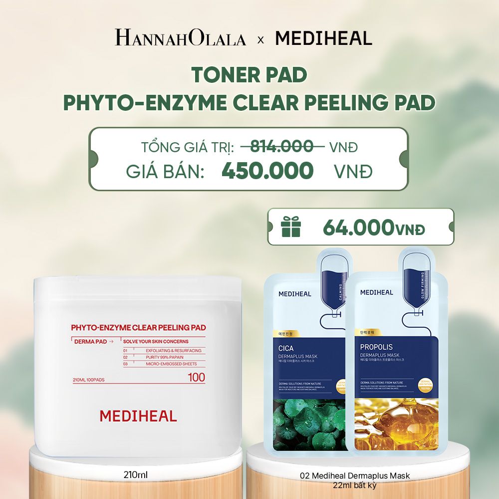  MEDIHEAL BỘ SẢN PHẨM TONER PAD 170ML - A1462 