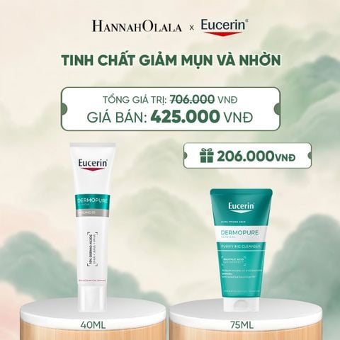  TINH CHẤT GIẢM MỤN VÀ NHỜN EUCERIN DERMOPURE CLINICAL PEELING 10 40ML - A019 