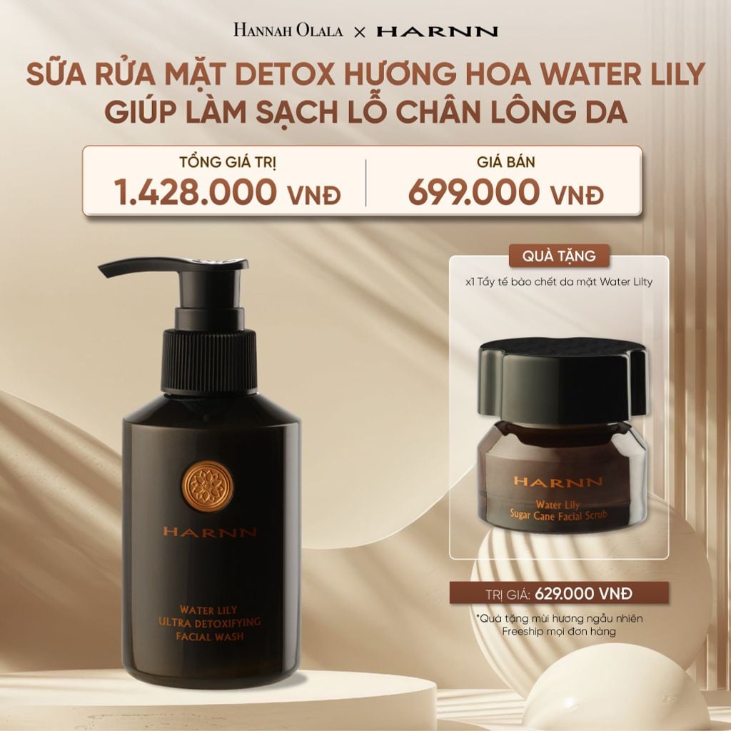  DEAL 10: SỮA RỬA MẶT DETOX HƯƠNG HOA WATER LILY - GIÚP LÀM SẠCH LỖ CHÂN LÔNG DA 