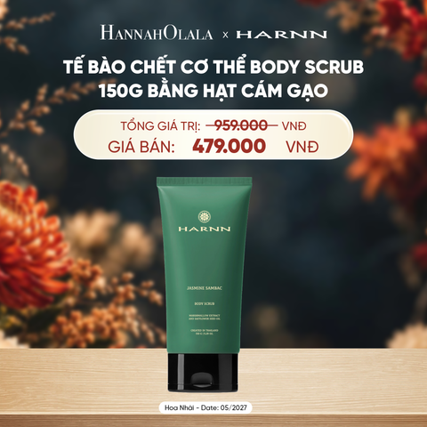  TẨY TẾ BÀO CHẾT CƠ THỂ BODY SCRUB 150G BẰNG HẠT CÁM GẠO HƯƠNG TINH DẦU THIÊN NHIÊN - A4059 