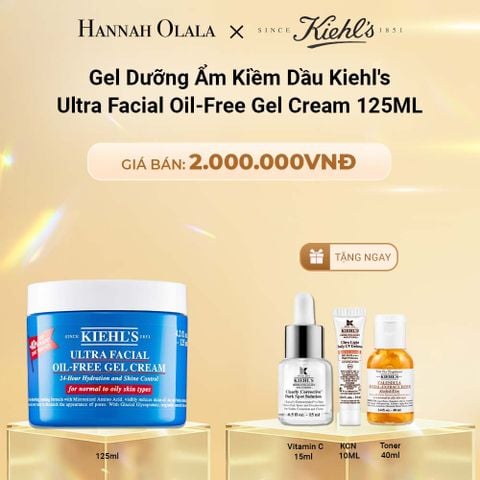  DEAL 12: GEL DƯỠNG ẨM KIỀM DẦU KIEHL'S ULTRA FACIAL OIL-FREE GEL CREAM 125ML 