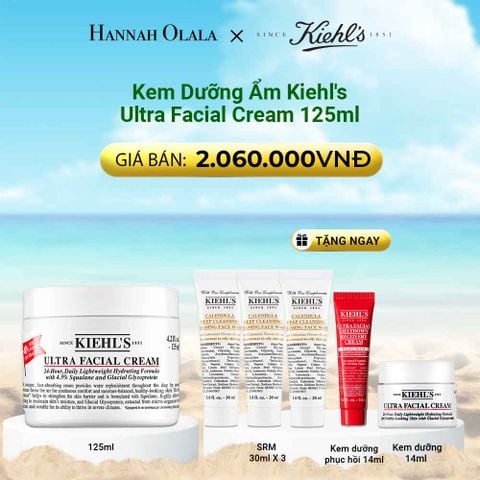  DEAL 4: KEM DƯỠNG ẨM SÂU 72H & PHỤC HỒI NHANH KIEHL'S ULTRA FACIAL CREAM 125ML 