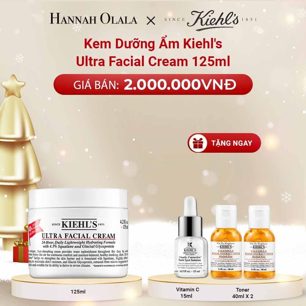  DEAL 8: KEM DƯỠNG ẨM SÂU 72H & PHỤC HỒI NHANH KIEHL'S ULTRA FACIAL CREAM 125ML 