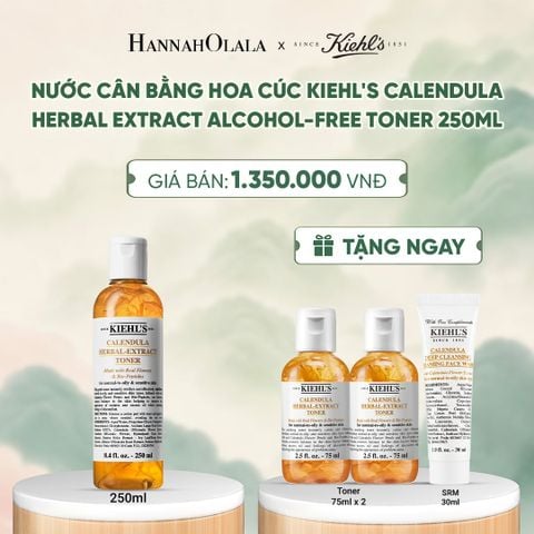  NƯỚC CÂN BẰNG HOA CÚC KIEHL'S CALENDULA HERBAL EXTRACT ALCOHOL-FREE TONER 250ML - A125 