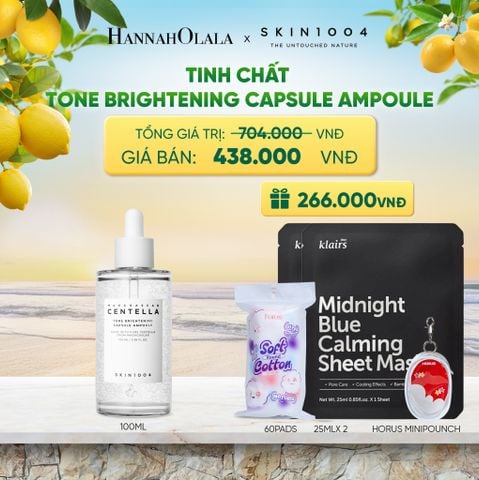  SKIN1004 TINH CHẤT MADAGASCAR CENTELLA TONE BRIGHTENING CAPSULE AMPOULE 100ML - A373 