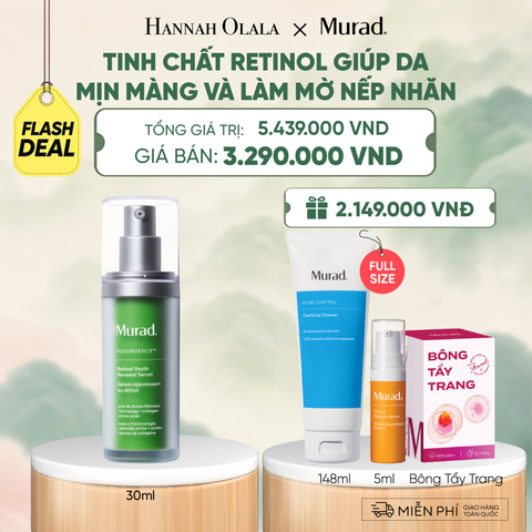  [FLASH DEAL 10]: [NEW] TINH CHẤT RETINOL GIÚP DA MỊN MÀNG VÀ LÀM MỜ NẾP NHĂN 30ML - A442 