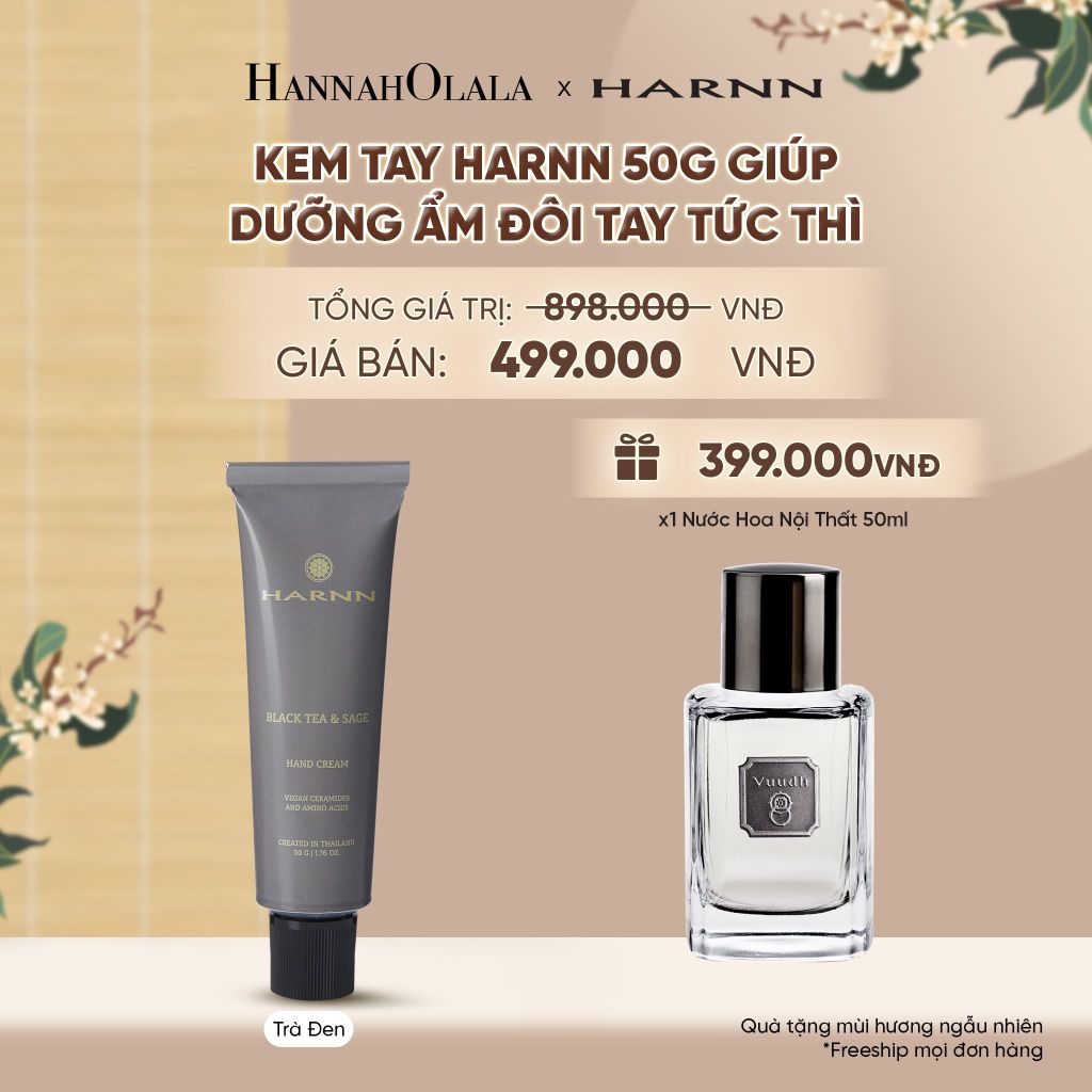  KEM TAY HARNN 50G GIÚP DƯỠNG ẨM ĐÔI TAY TỨC THÌ - A2371 