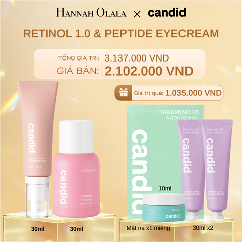  DEAL 10: RETINOL 1.0% & PEPTIDE EYECREAM 