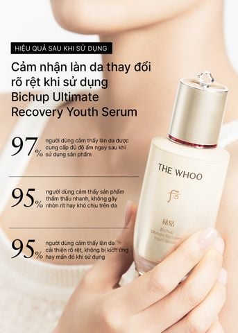  E242_DEAL 2: [PRE-ORDER] HANNAH EXCLUSIVE - BỘ TINH CHẤT TỰ SINH NGĂN NGỪA LÃO HÓA THẾ HỆ THỨ 4 THE WHOO BICHUP ULTIMATE RECOVERY YOUTH SERUM 50ML + 20ML (GIAO HÀNG SAU NGÀY 05/09) 