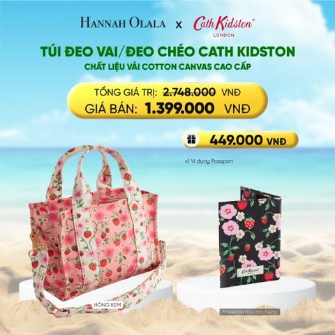  DEAL 10. TÚI ĐEO VAI/ĐEO CHÉO CATH KIDSTON CHẤT LIỆU VẢI COTTON CANVAS CAO CẤP 