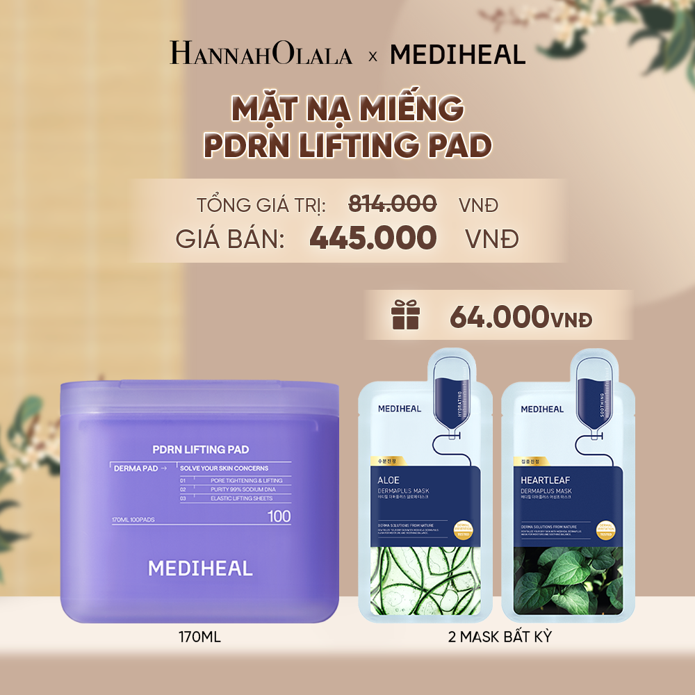  MEDIHEAL BỘ SẢN PHẨM TONER PAD 170ML - A1673 