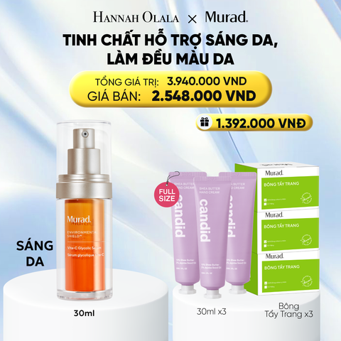  TINH CHẤT HỖ TRỢ SÁNG DA, LÀM ĐỀU MÀU DA 30ML - DEAL 9: 
