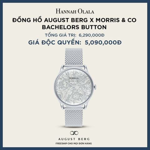  A10_DEAL 170: ĐỒNG HỒ ĐAN MẠCH AUGUST BERG X MORRIS & CO - BACHELORS 
