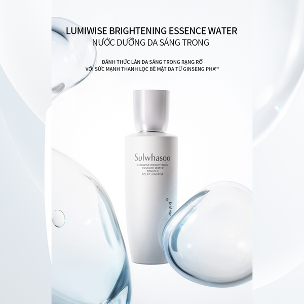  DEAL 12: NƯỚC DƯỠNG DA SÁNG TRONG LUMIWISE BRIGHTENING ESSENCE WATER 150ML 