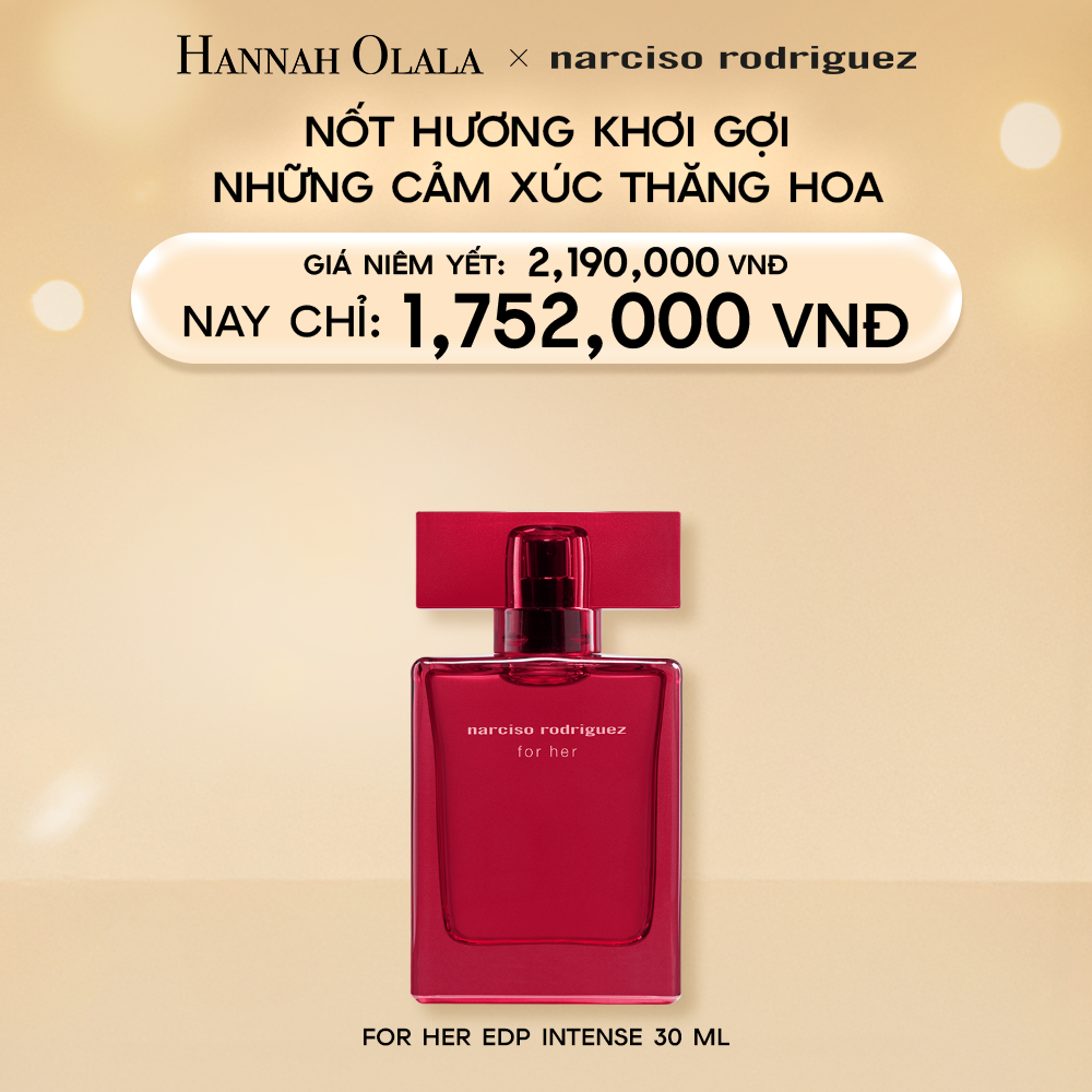  E49_DEAL 9.1: NƯỚC HOA NỮ NARCISO RODRIGUEZ FOR HER EAU DE PARFUM INTENSE 30ML 