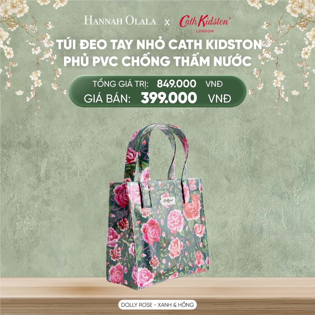  DEAL 10: TÚI ĐEO TAY NHỎ CATH KIDSTON PHỦ PVC CHỐNG THẤM NƯỚC 