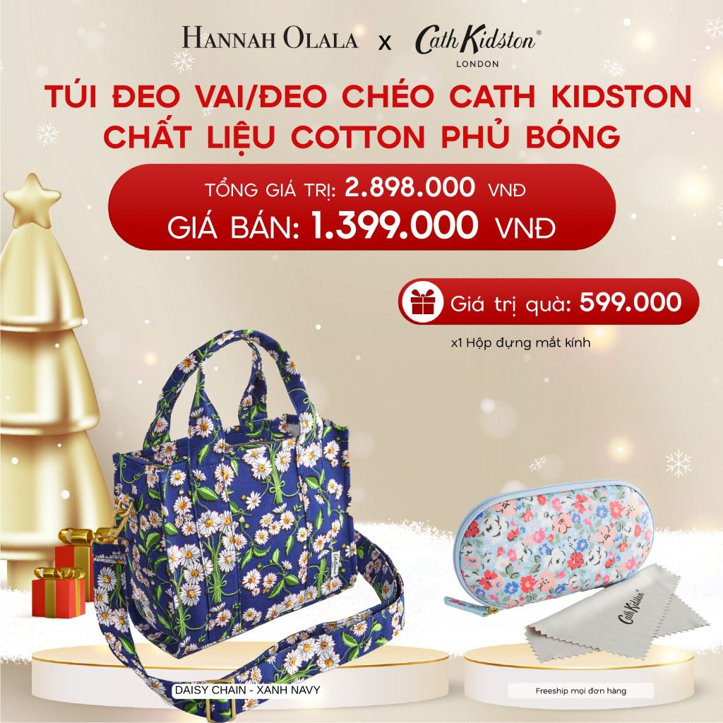  A429_DEAL 10: TÚI ĐEO VAI/ĐEO CHÉO CATH KIDSTON CHẤT LIỆU COTTON PHỦ BÓNG 