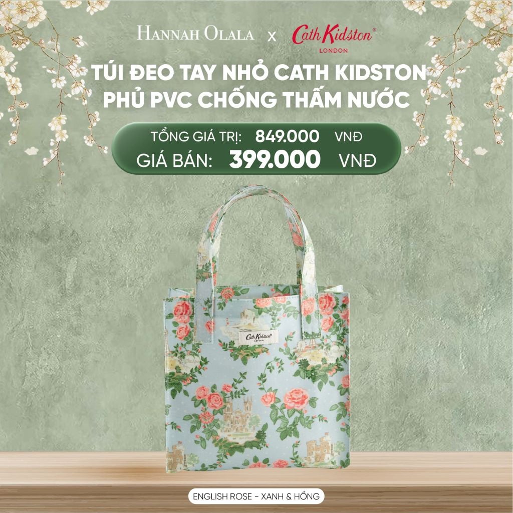  DEAL 10: TÚI ĐEO TAY NHỎ CATH KIDSTON PHỦ PVC CHỐNG THẤM NƯỚC 