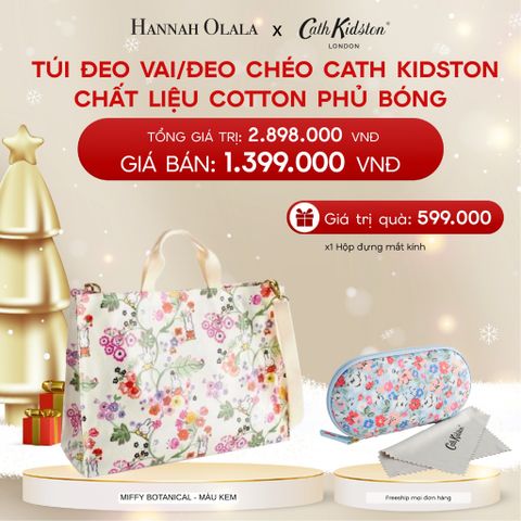  A429_DEAL 10: TÚI ĐEO VAI/ĐEO CHÉO CATH KIDSTON CHẤT LIỆU COTTON PHỦ BÓNG 