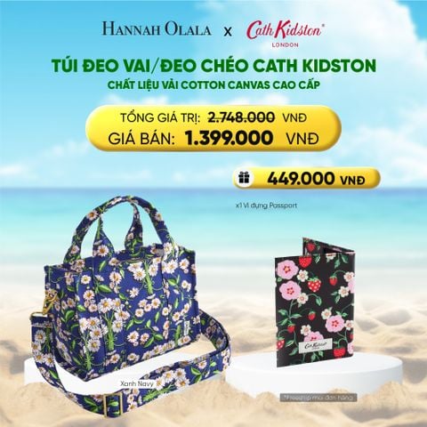  DEAL 10. TÚI ĐEO VAI/ĐEO CHÉO CATH KIDSTON CHẤT LIỆU VẢI COTTON CANVAS CAO CẤP 