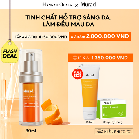 [FLASH DEAL] TINH CHẤT HỖ TRỢ SÁNG DA, LÀM ĐỀU MÀU DA 30ML DEAL 2: 