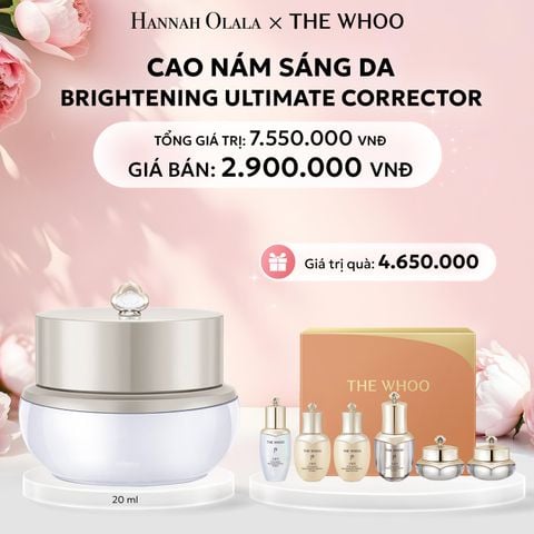  E811: DEAL 10: PHIÊN BẢN 2025 - CAO NÁM SÁNG DA WHOO GONGJINHYANG BRIGHT ULTIMATE CORRECTOR 20ML - [GIAO HÀNG TỪ 03/10] 